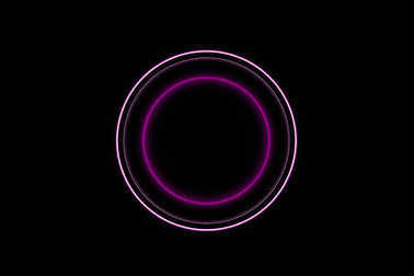 霓虹灯文摘发光的框架复古电的象征在俱乐部酒吧或咖啡馆里用指针指向黑色的墙壁D