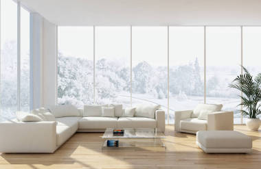 現(xiàn)代明亮的內(nèi)飾3d 渲染插圖