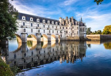 法國(guó)盧瓦爾河谷雪河 Chenonceau 城堡