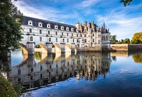 法国卢瓦尔河谷雪河 Chenonceau 城堡