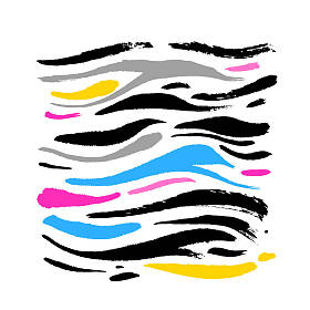 斑马打印/手绘图案插图-矢量