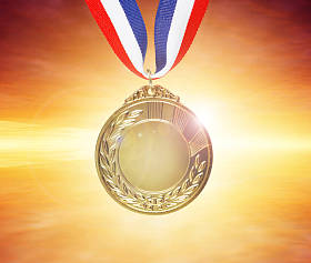 金牌在天空图片