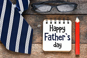 父亲节快乐贺卡