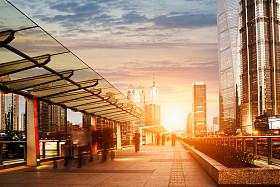 上海的全景图片