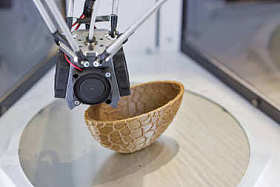 3d 打印机特写图片