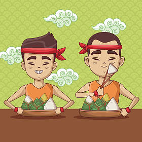 端午节卡通设计图片
