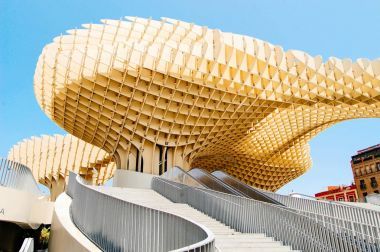 Metropol 陽傘, 塞維利亞, 西班牙. 夏季旅游在西班牙