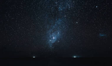 繁星点点的天空