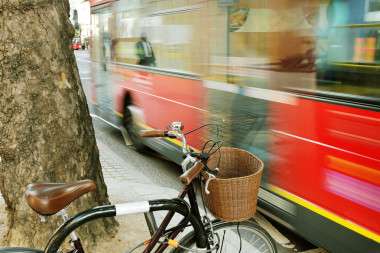 在倫敦的街道上