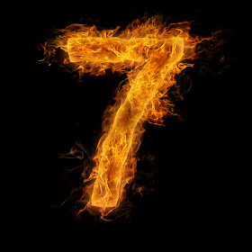 火红的数量图片