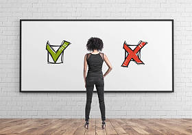 非洲裔美国女商人, 选择图片