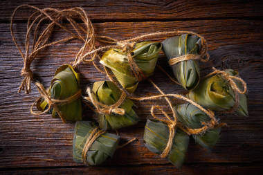 粽子糯米水饺食谱照片