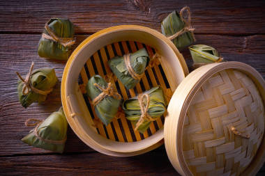 粽子糯米水餃?zhǔn)匙V圖片