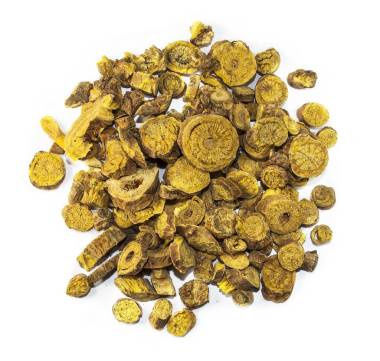 黃芩、中草藥分離。秦始皇圖片
