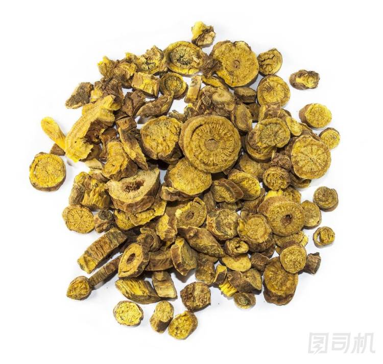 黃芩、中草藥分離。秦始皇圖片