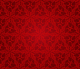 无缝的抽象花卉图案背景红色照片