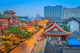 中国成都古城图片