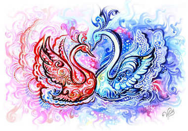 天鵝的抽象, 天鵝的圖片, 婚禮圖片, 戀人圖畫, 情人節(jié), 招標(biāo)印刷品, 一對天鵝, 婚禮, 夫妻, 天鵝童話, 愛情傳奇