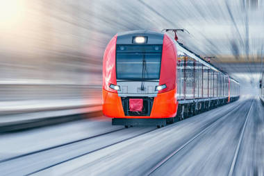 現(xiàn)代的高速列車.圖片