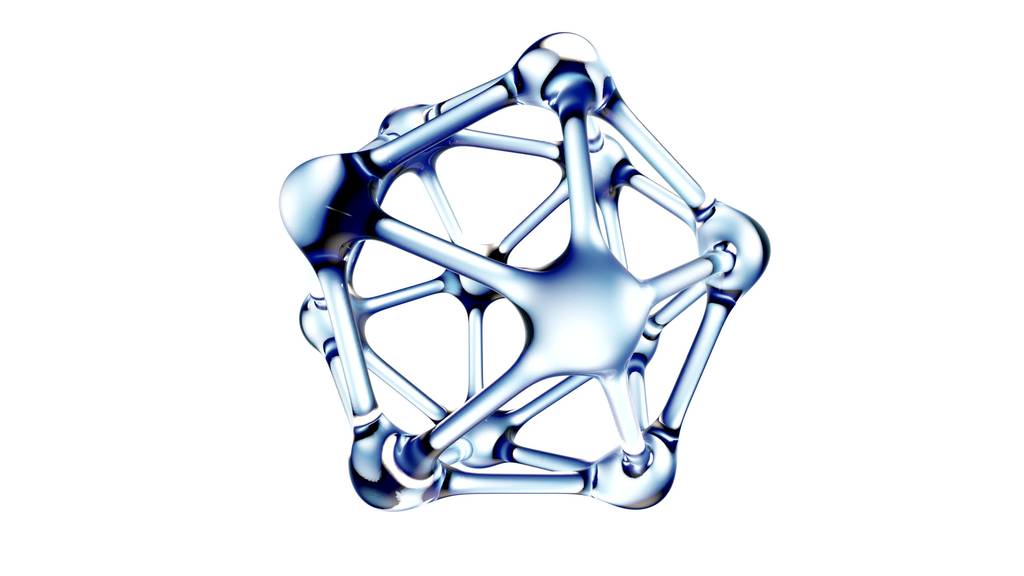 水中的 Dna 分子。白色背景 水中的 Dna 分子。白色背景