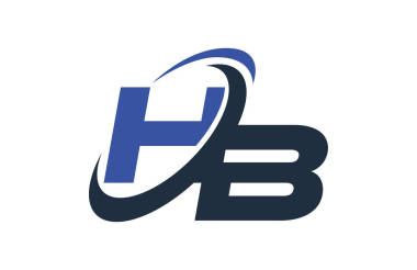 蓝旋风全球数字商务信函徽标