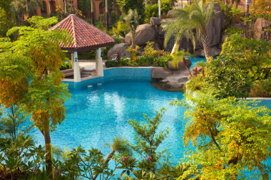 花園游泳池照片