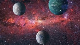 高质量的空间背景。由 Nasa 提供的这幅图像的元素
