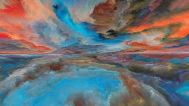 抽象景观的展开图片