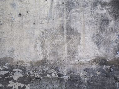 舊混凝土墻體的視圖
