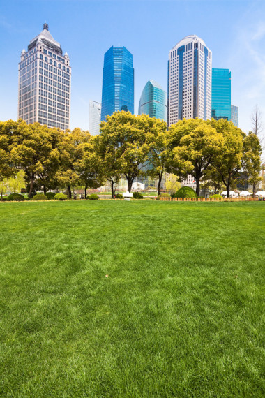 上海城市公園與現(xiàn)代建筑的背景