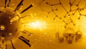 3d. 抽象科学背景下的病毒渲染