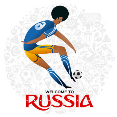 足球運(yùn)動(dòng)員彩色套