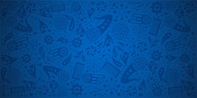 蓝色背景图案模板。矢量插图图片