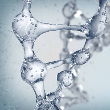 Dna 分子在科學(xué)背景.照片
