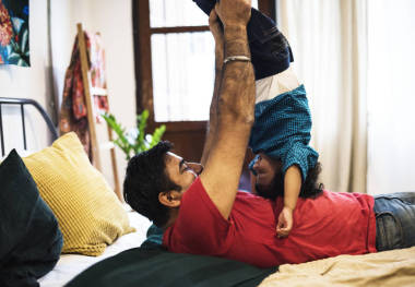 印度家庭幸福圖片