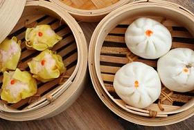 中国蒸饺子和包子图片