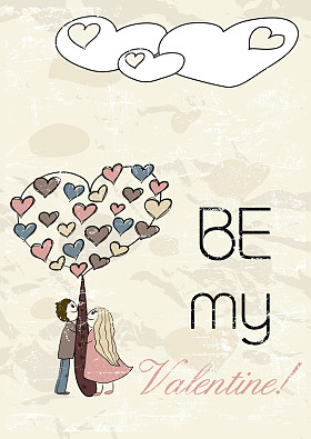 复古浪漫卡.图片