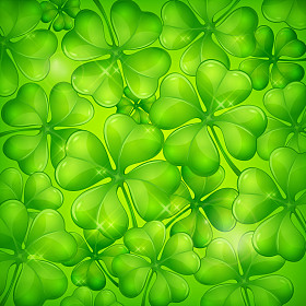 三叶草叶背景图片