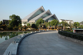 绍兴-城市中心广场图片