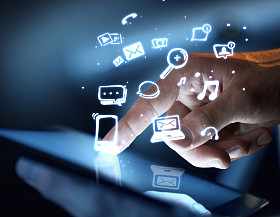 社会媒体的概念图片