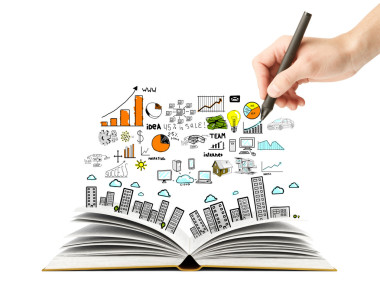 計(jì)劃和打開(kāi)的書(shū)照片