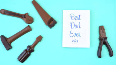 父親節(jié)頭頂?shù)那煽肆ぞ咴O(shè)置與最好的爸爸永遠(yuǎn)賀卡