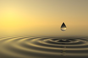 禅宗滴掉入水
