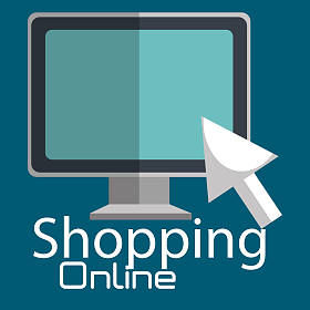 使用计算机在线购物