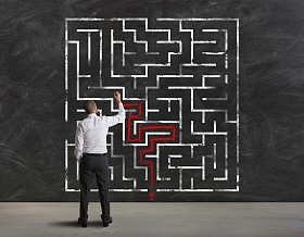 找到的迷宫的解决方案图片