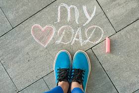 父亲节问候概念