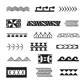 玻利尼西亚纹身原生 ar