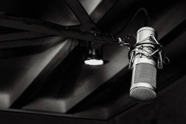 麥克風(fēng)錄音工作室照片