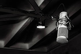 麦克风录音工作室照片