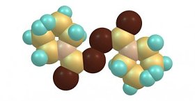 双硫醒分子结构在白色上的分离